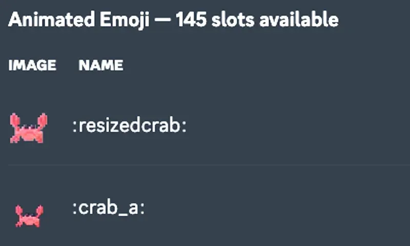 Screenshot of Discord Emoji Uploader, showing undesired white fringing