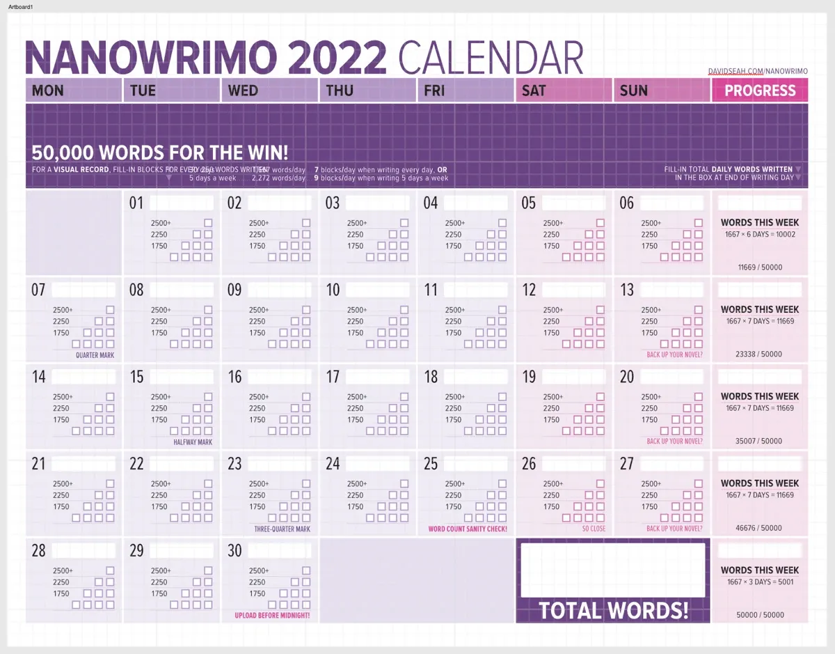 Manually-designed version of the same calendar from 2022 for comparison with current progress (full size image)