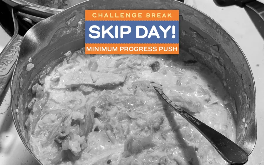 A pot of porridge for sick day consumption.