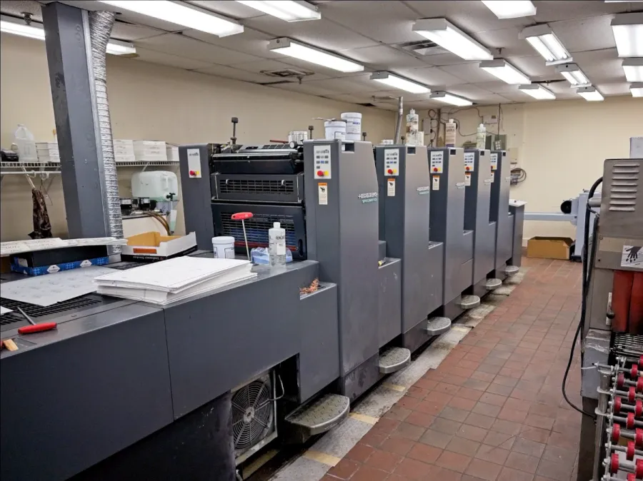 Papergraphic's Heidelberg offset press