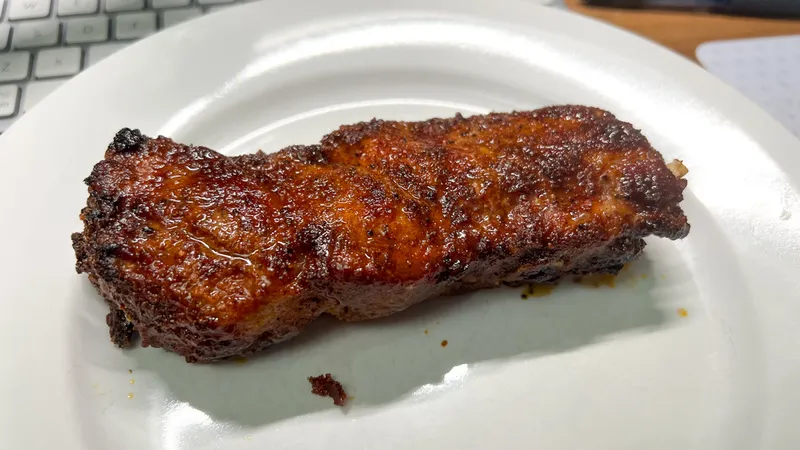 country-style rib cooked in air fryer